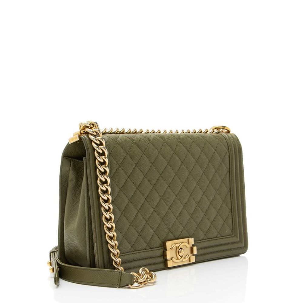 Chanel Caviar Leather New Medium Boy Bag - Picture 2 of 16